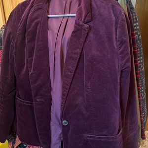 Velvet Plum Color Blazer
